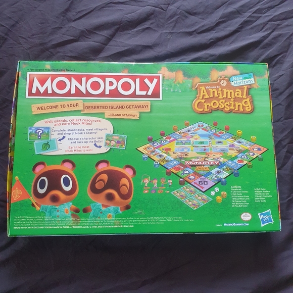 Hasbro Gaming Monopoly Animal Crossing New Horizons Edition Board Game - Picture 3 of 4